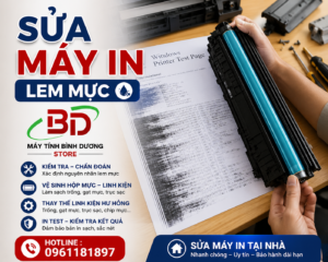 Sửa chữa máy in tại nhà Bình Dương